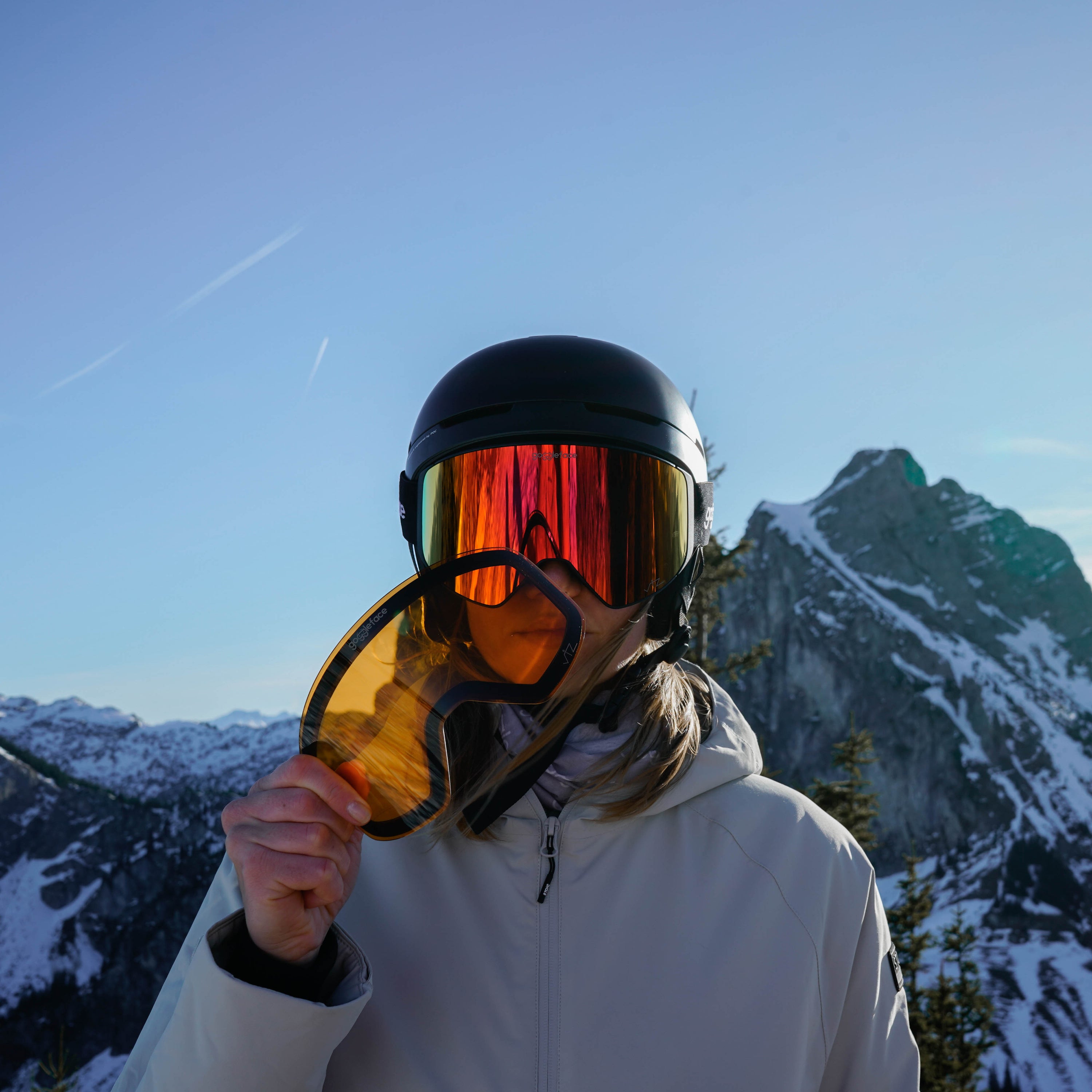 Straight-Line Pro – Skibrille mit Linsenwechselsystem &amp; Breitem Sichtfeld