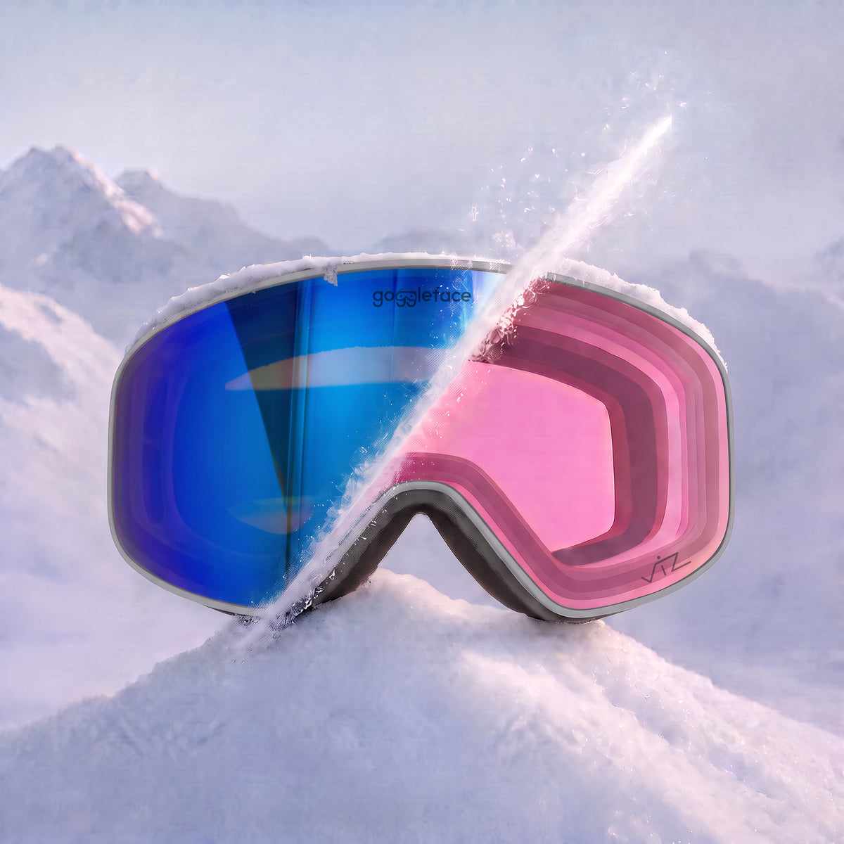 Straight Line Performance Grijs | Skibril — Skibril met Lenswisselsysteem en optimale pasvorm