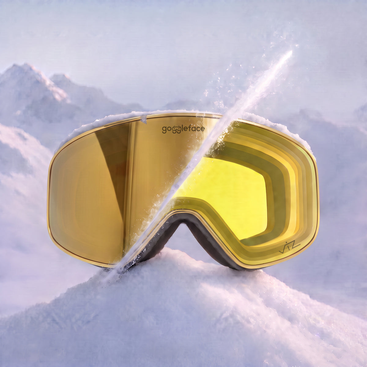 Straight Line Performance Zwart | Skibril — Skibril met Lenswisselsysteem en optimale pasvorm