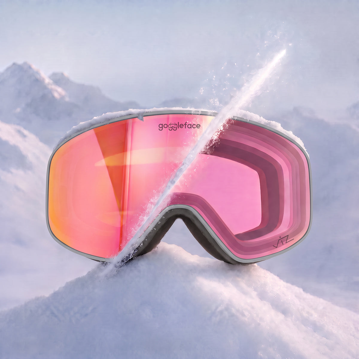 Straight Line Performance Grijs | Skibril — Skibril met Lenswisselsysteem en optimale pasvorm